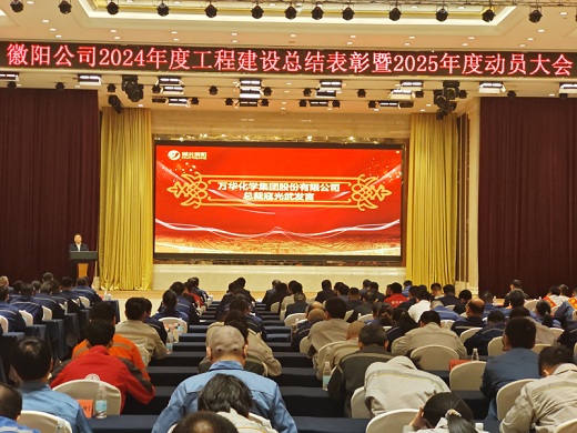 湖北徽陽召開2024年度工程建設總結表彰暨2025年度動員大會